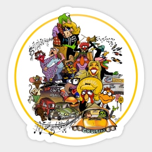 Muppet Graffiti Sticker